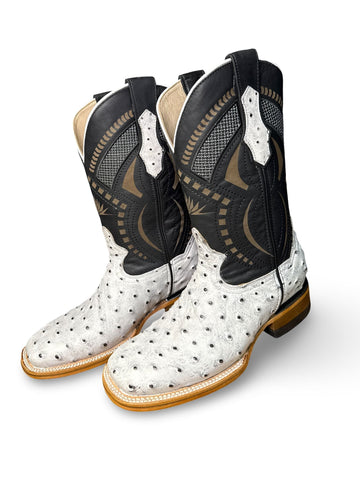 Bota Vaquera Avestruz Print Para Cabalero