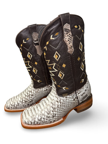 Bota Vaquera Exotica Natural Para Caballero