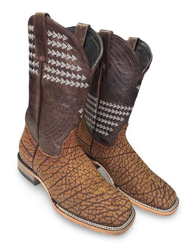 Bota Vaquera Cuello De Toro Miel Para Caballero